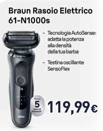Braun Rasoio Elettrico 61-N1000s
