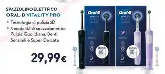 Unieuro SPAZZOLINO ELETTRICO ORAL-B VITALITY PRO offerta