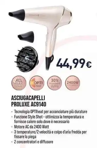 Unieuro Remington ASCIUGACAPELLI PROLUXE AC9140 offerta