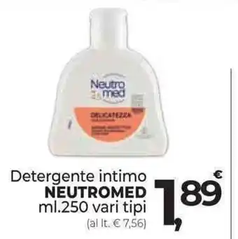 Supermercati Dok Detergente intimo NEUTROMED ml.250 vari tipi offerta