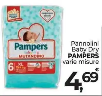 Pannolini Baby Dry PAMPERS varie misure