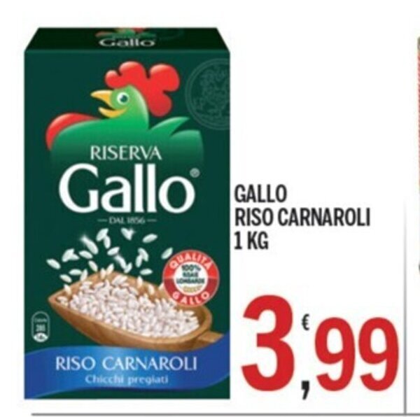 GALLO RISO CARNAROLI 1 KG offerta di Gruppo Pascar