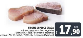 Gourmet Déco FILONE DI PESCE SPADA offerta