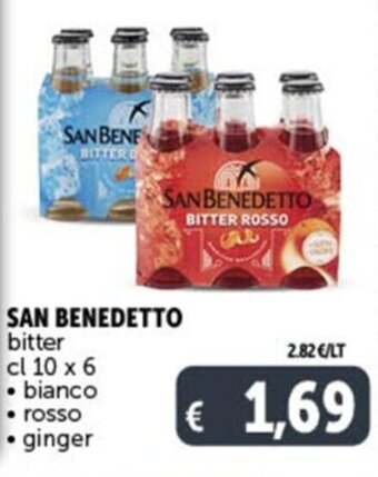 Gourmet Déco SAN BENEDETTO bitter cl 10 x 6 offerta