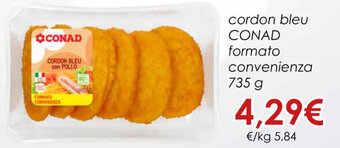 Conad cordon bleu CONAD formato convenienza 735 g offerta