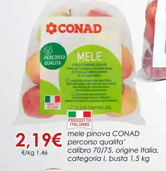 Conad mele pinova CONAD busta 1,5 kg offerta