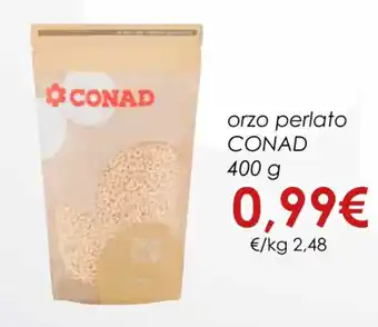 Conad orzo perlato CONAD 400 g offerta