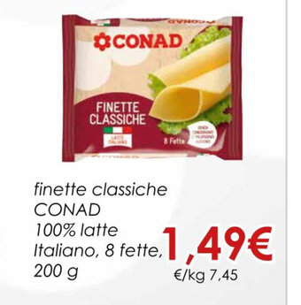 Conad finette classiche CONAD 200 g offerta
