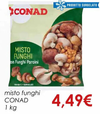 Conad misto funghi CONAD 1 kg offerta