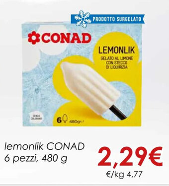 Conad lemonlik CONAD 6 pezzi, 480 g offerta