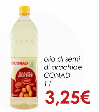 Conad olio di semi di arachide CONAD 1 l offerta