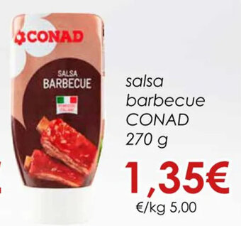 Conad SALSA BARBECUE CONAD 270 g offerta