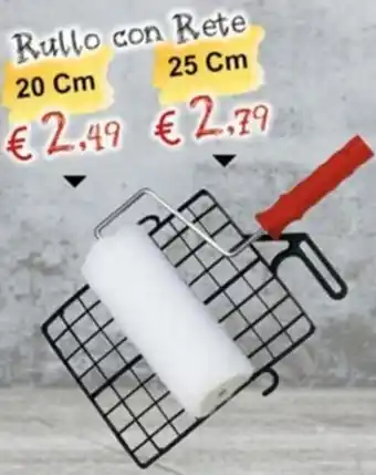 Rullo con Rete 20 Cm 25 Cm