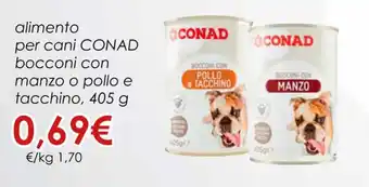 Conad alimento per cani CONAD 405g offerta