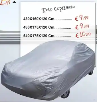 Angel Mercatone Telo Copriauto 430x160x120 Cm offerta