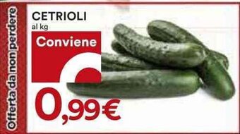 Coop CETRIOLI offerta