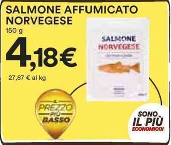 Coop SALMONE AFFUMICATO NORVEGESE 150 g offerta