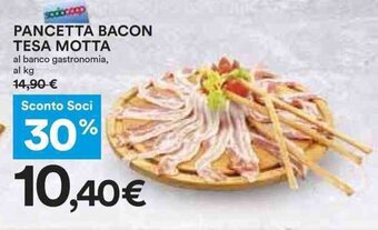 Coop PANCETTA BACON TESA MOTTA offerta