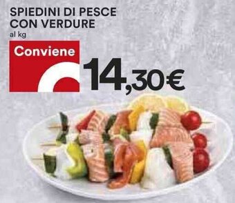 Coop SPIEDINI DI PESCE CON VERDURE al kg offerta