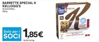 Coop BARRETTE SPECIAL K KELLOGG'S 129 g offerta