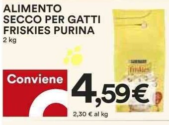 Coop ALIMENTO SECCO PER GATTI FRISKIES PURINA 2 kg offerta