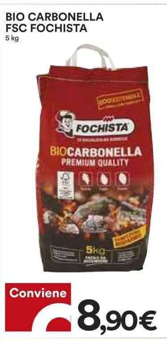 Coop BIO CARBONELLA FSC FOCHISTA 5 kg offerta