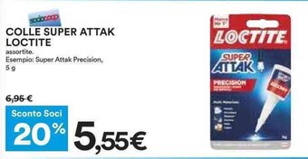 Coop COLLE SUPER ATTAK LOCTITE 5 g offerta