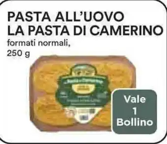 Coop PASTA ALL'UOVO LA PASTA DI CAMERINO 250 g offerta