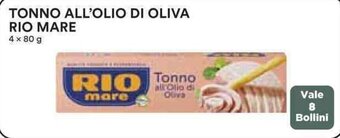 Coop TONNO ALL'OLIO DI OLIVA RIO MARE 4 x 80 g offerta