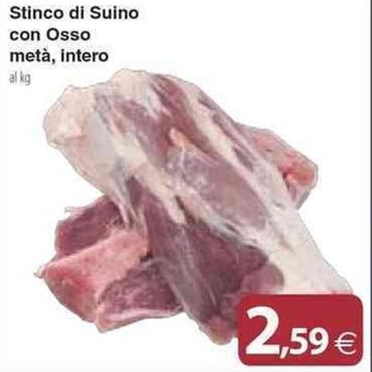 Stinco di Suino con Osso metà, intero