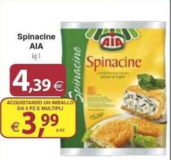 Docks Cash&Carry Spinacine AIA kg 1 offerta