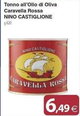 Docks Cash&Carry Tonno all'Olio di Oliva Caravella Rossa NINO CASTIGLIONE g 620 offerta