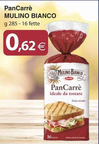 Docks Cash&Carry PanCarrè MULINO BIANCO g 285 - 16 fette offerta