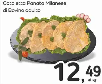 Famila Superstore Cotoletta Panata Milanese di Bovino adulto offerta