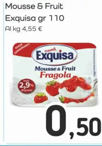 Mousse & Fruit Exquisa gr 110