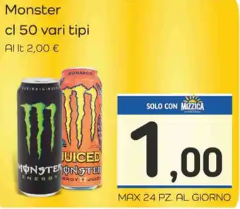 Famila Superstore Monster cl 50 vari tipi offerta