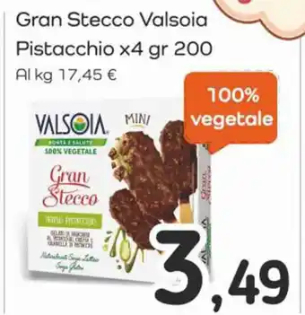 Famila Superstore Gran Stecco Valsoia Pistacchio x4 gr 200 offerta