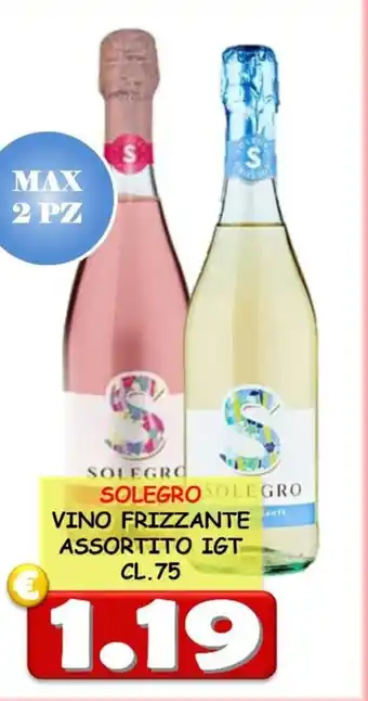SOLEGRO VINO FRIZZANTE ASSORTITO IGT CL.75