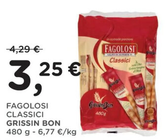 FAGOLOSI CLASSICI GRISSIN BON 480 g