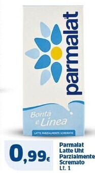 Sigma Parmalat latte uht parzialmente scremato offerta