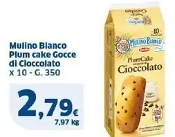 Sigma Mulino bianco plum cake gocce di cioccolato offerta