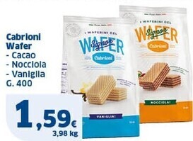 Sigma Cabrioni wafer offerta