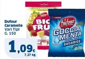 Sigma Dufour caramelle offerta