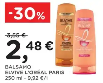 BALSAMO ELVIVE L'ORÉAL PARIS 250 ml