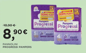 Poli PANNOLINI PROGRESSI PAMPERS offerta