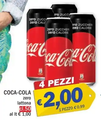 Ard Discount COCA-COLA zero lattona cl.50 offerta