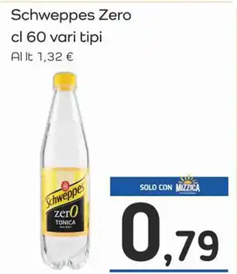 Famila Superstore Schweppes Zero cl 60 vari tipi offerta