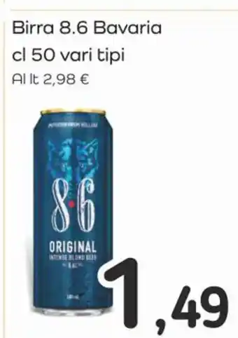Famila Superstore Birra 8.6 Bavaria cl 50 vari tipi offerta