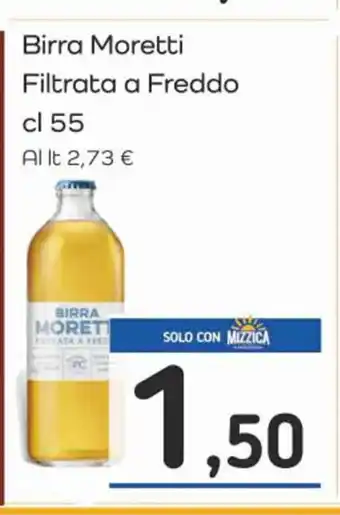 Famila Superstore Birra Moretti Filtrata a Freddo cl 55 offerta