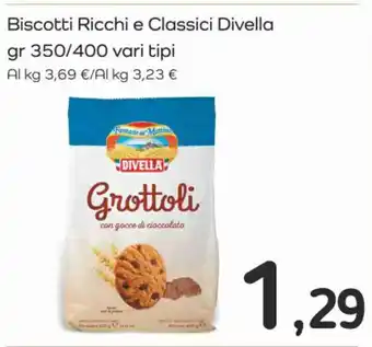 Famila Superstore Biscotti Ricchi e Classici Divella gr 350/400 vari tipi offerta